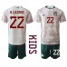 Günstige Mexiko Hirving Lozano #22 Babykleidung Auswärts Fussballtrikot Kinder WM 2022 Kurzarm (+ kurze hosen)